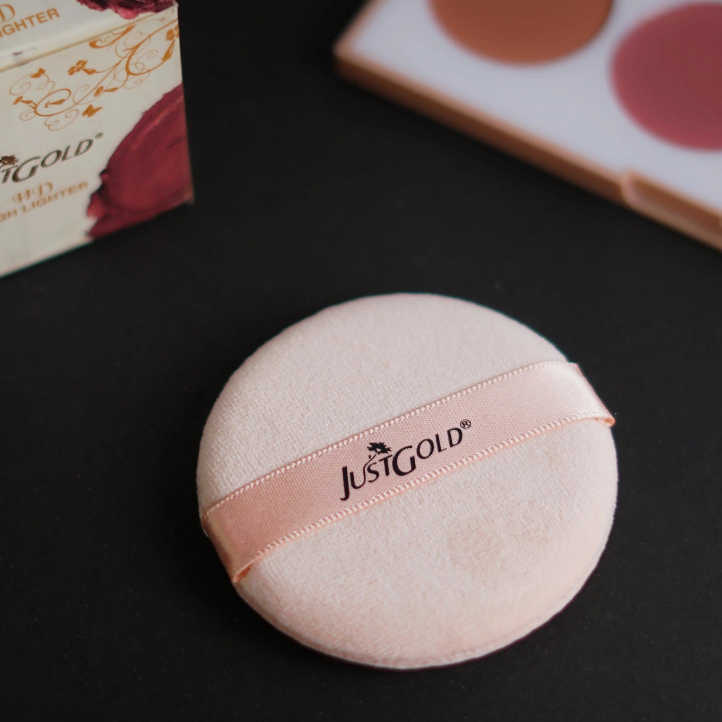 Just Gold Makeup Puff (Round)