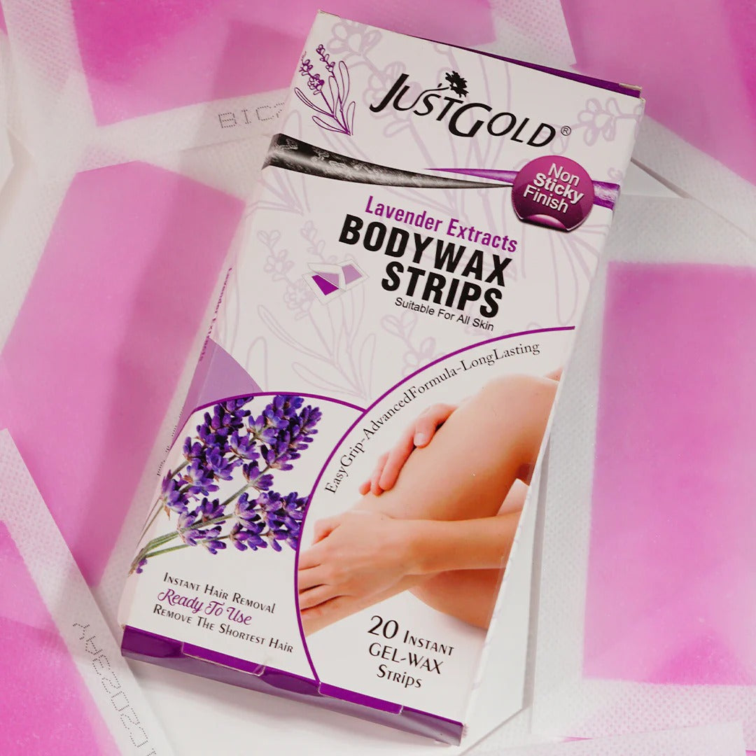 Body Wax Strips- Lavender Extracts