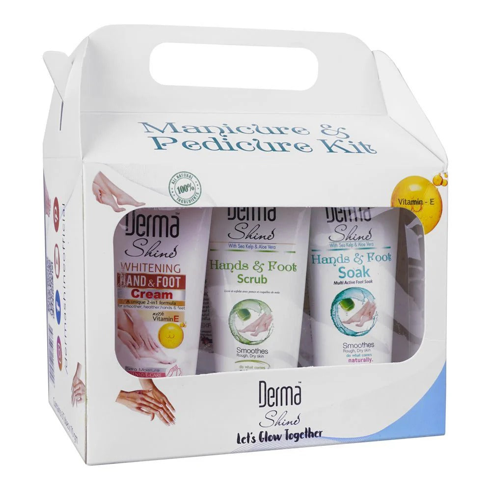 Derma Shine - Manicure & Pedicure Kit - Pack of 6 - 70ml