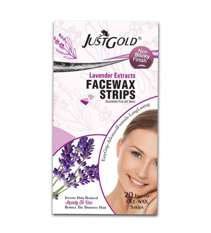 Face Wax Strips - Lavender Extracts