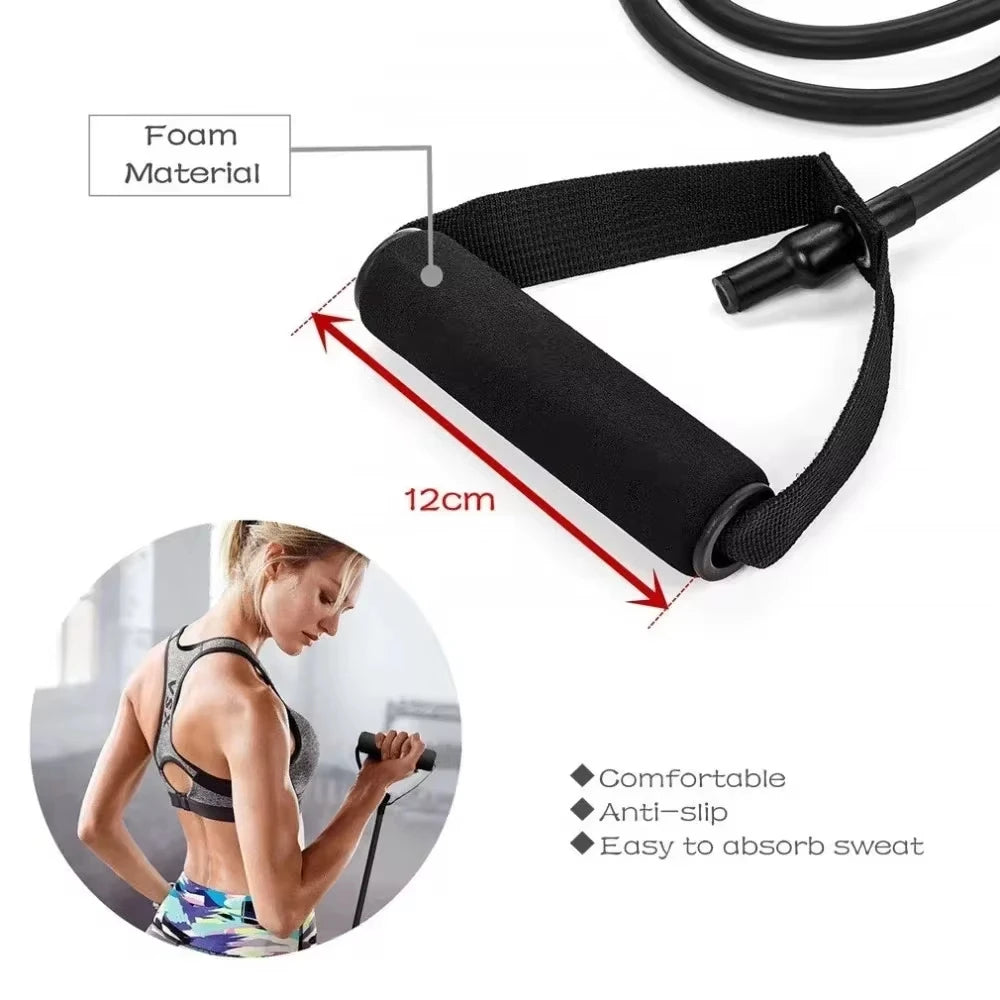 3 Levels Resistance Yoga Pull Rope Bands Handles