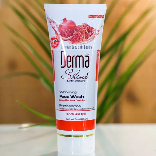 Derma Shine Gently Exfoliating Active Bright Face Wash