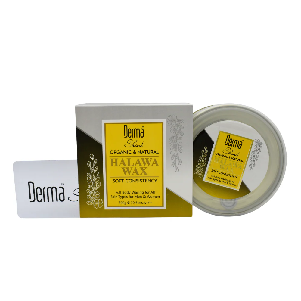 Derma Shine Organic & Natural Halawa Wax Honey & Lemon