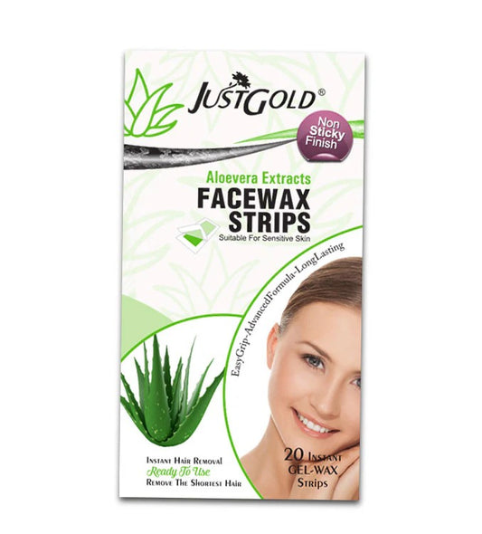 Face Wax Strips - Aloe Vera Extracts